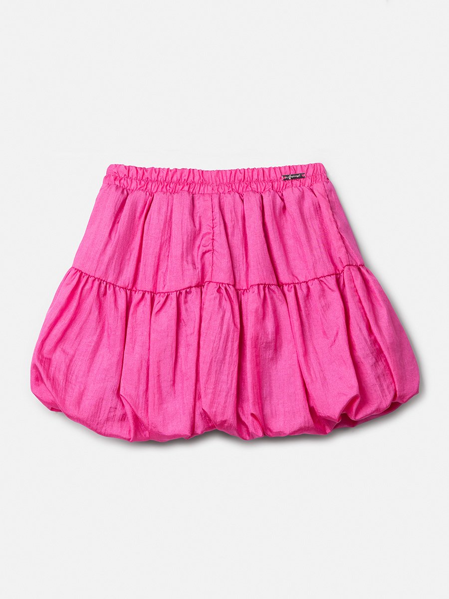 Pink Taffeta Balloon Skirt