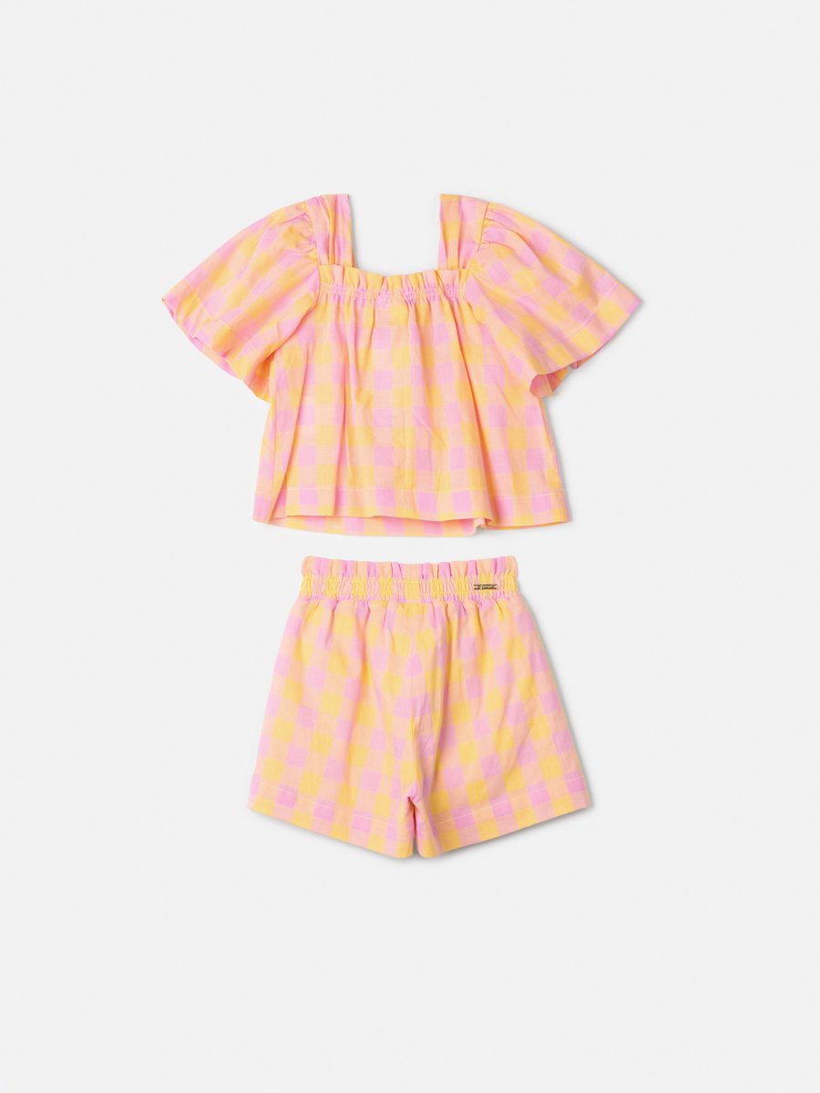 Pink Checkered Set