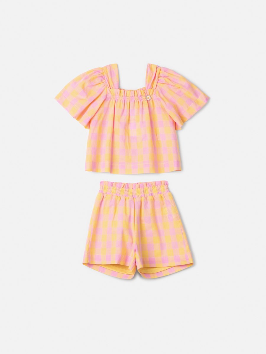 Pink Checkered Set