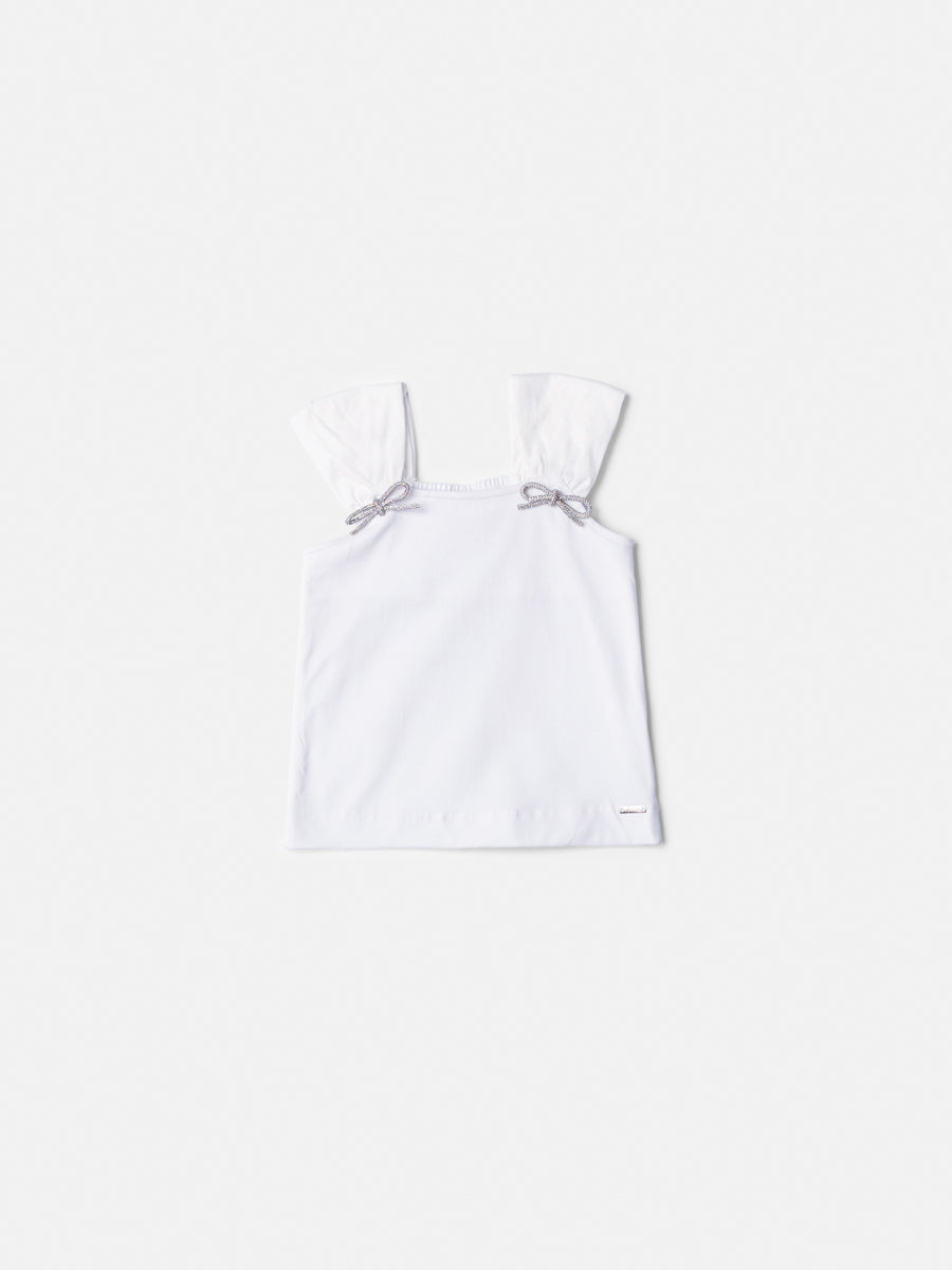 Children's Strap Blouse with Bows