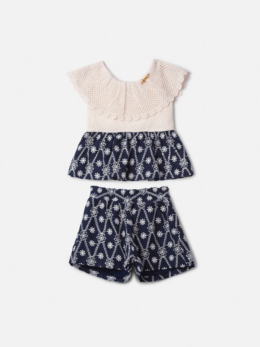 Children's Laise and Knitting Set