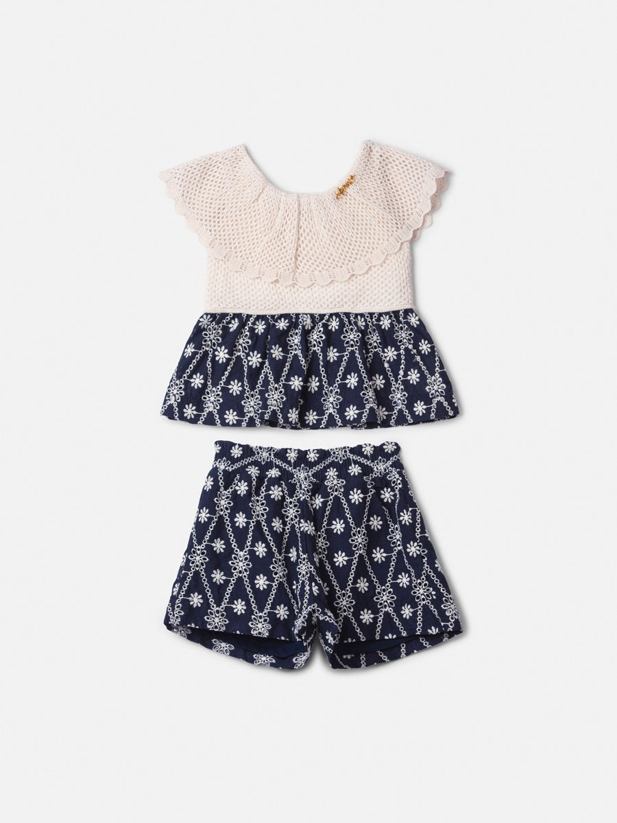 Children's Laise and Knitting Set