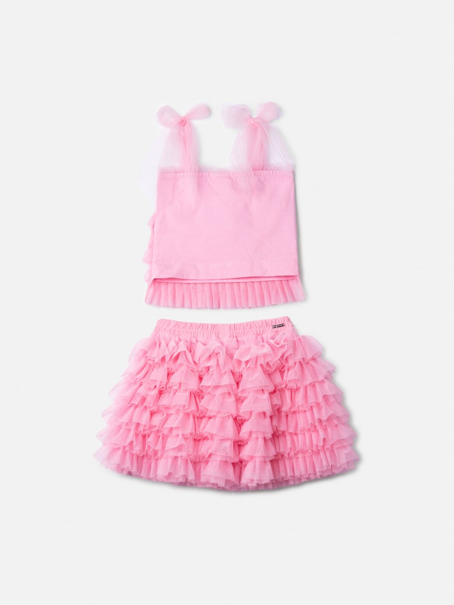 Anime Girl Set with Tulle Ruffles