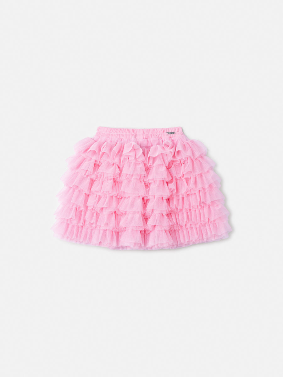 Children's Pink Tulle Tutu Skirt