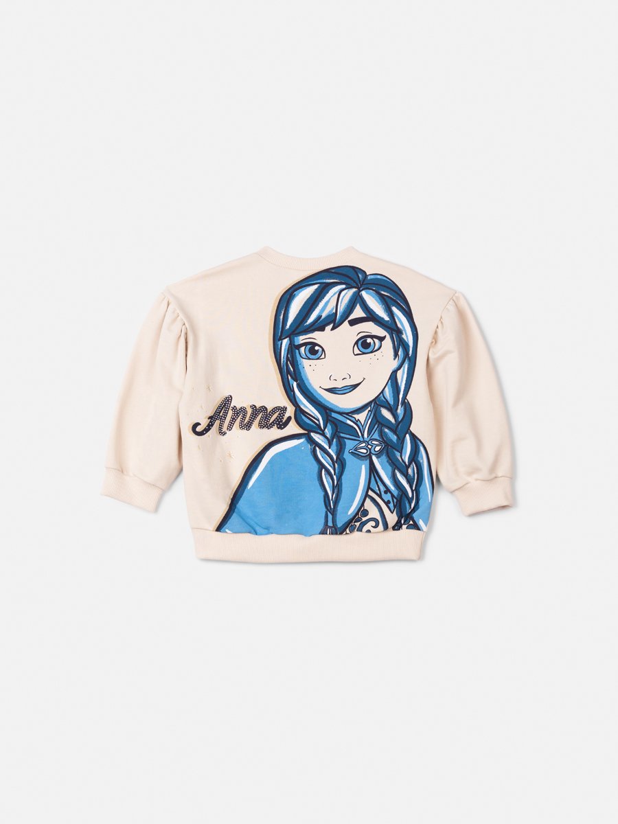 Animê Girls' Coat – fleece Elsa with Rhinestones and Charm