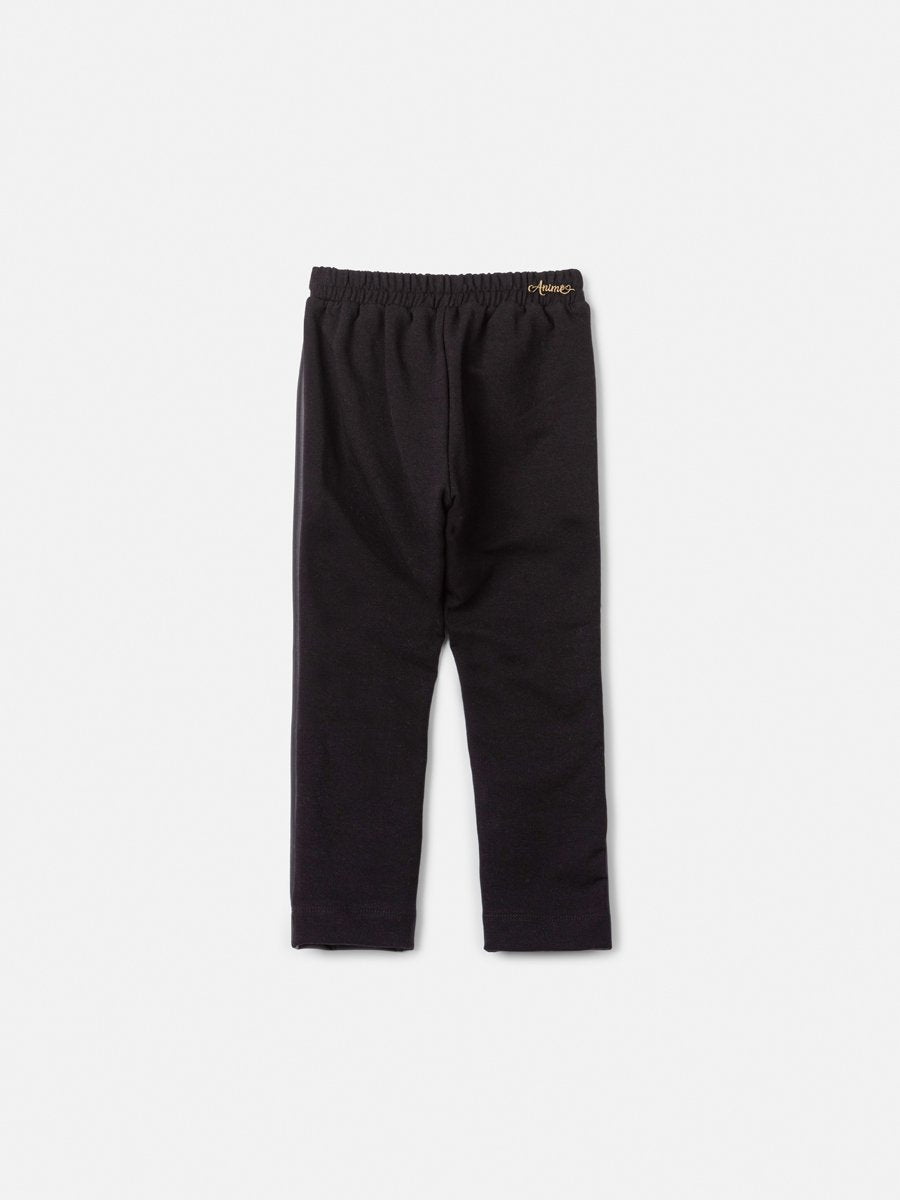 Children's Anime Girl Pants in molecotton with piping