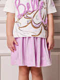 Anime Children's Pleated Velvet Skirt