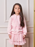 Animê Girls' Coat – fleece Minnie with hood and Rhinestones