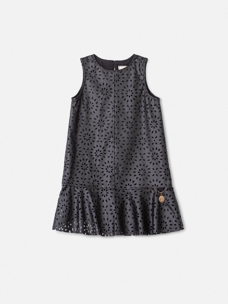Children's Dress Anime Girl Fake Leather