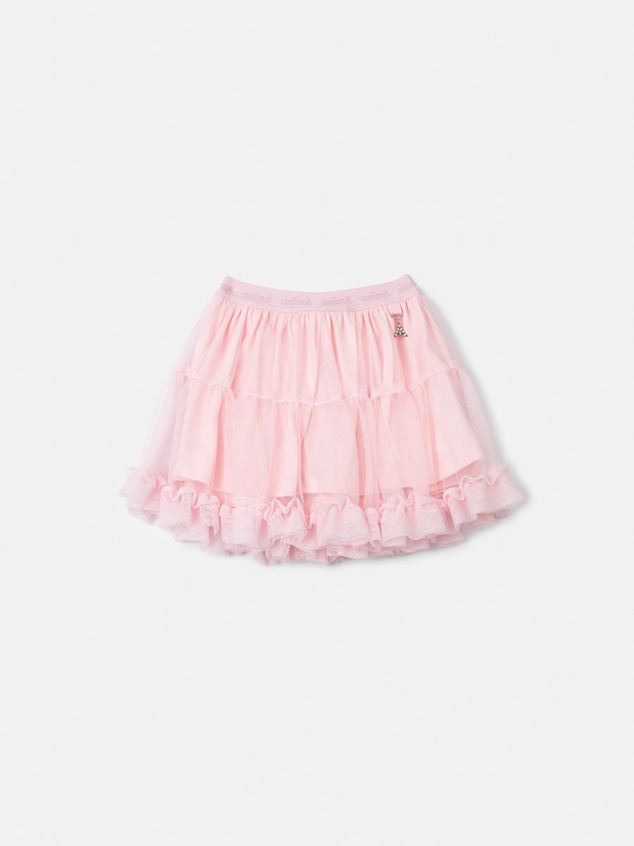 Children's Animé Tulle Skirt with Fru-fru Ruffle