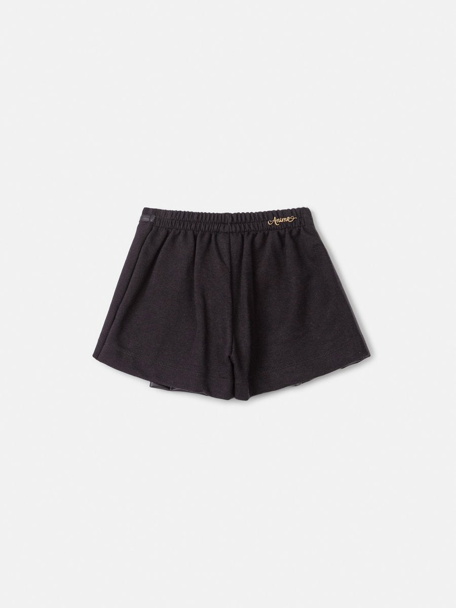 Children's Short Skirt Animê Fake Leather