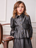 Children's Jacket Anime Girl Fake Leather Leaked