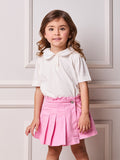 Animê Girls' Top – Double Collar in Lace