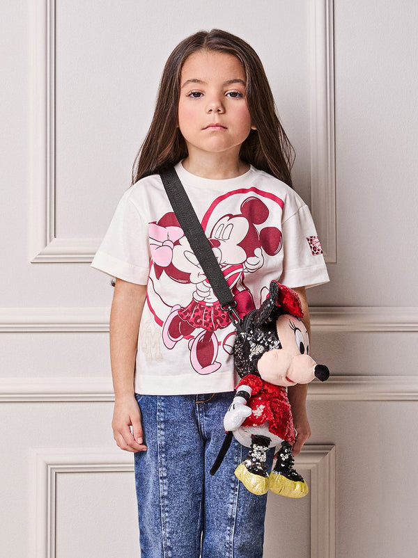 Animê Girls' Top – Mickey & Minnie Cherry