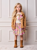 Animê Girls' Cardigan – Knit Cardigan with Broderie Anglaise