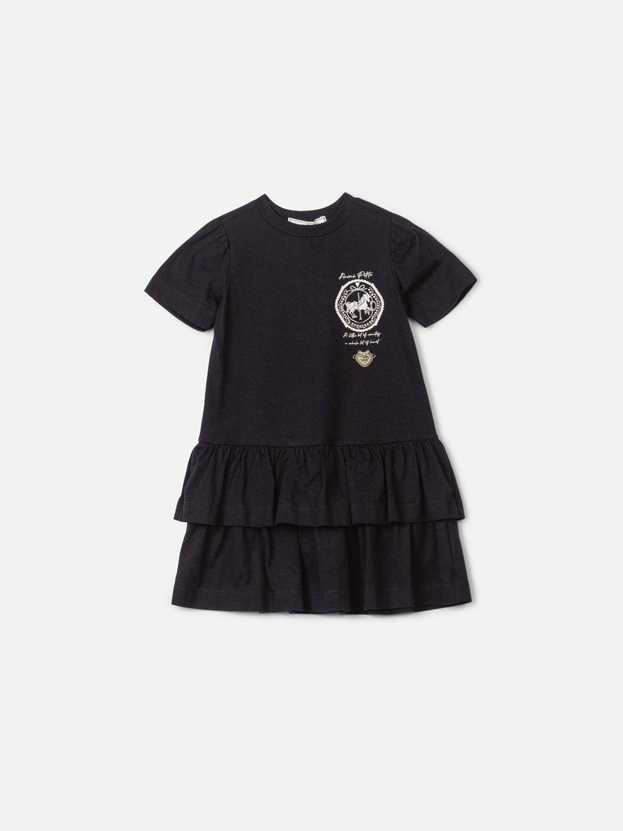 Children's Anime Girl Dress with Ruffles