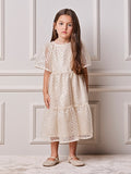 Children's Girl Animé Pearl Tulle Dress with Sequins
