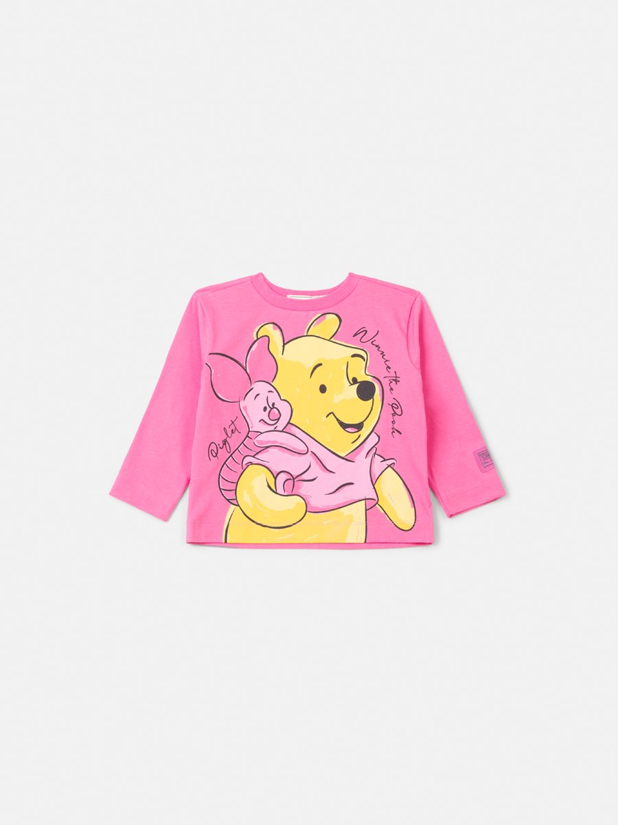 Children's T-Shirt Anime Girl Winnie the Pooh Long Sleeve
