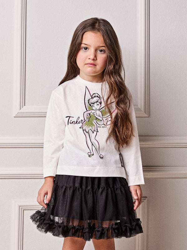Animê Girls' Top – Tinker Bell Rhinestone Top