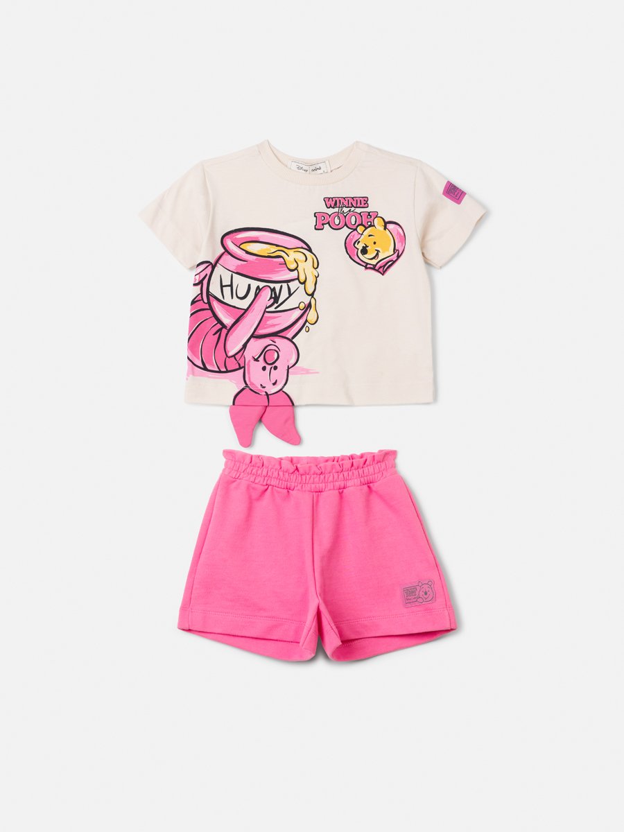 Animê Girls' Set – Winnie the Pooh with ear 3D