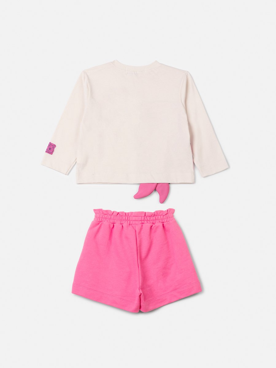 Animê Girls' Set – Long Sleeve Winnie the Pooh with ear 3D