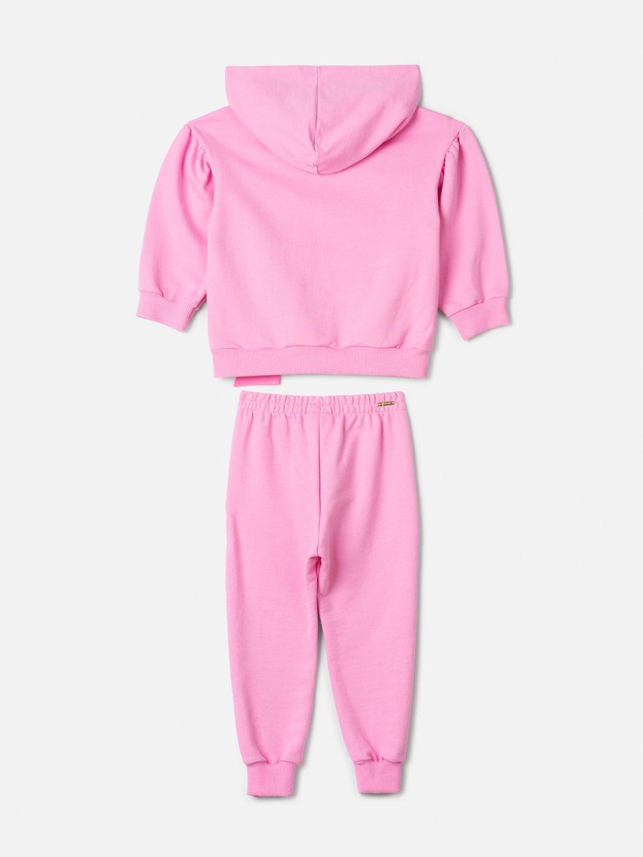Children's Anime Girl Set with Hoodie and Bows