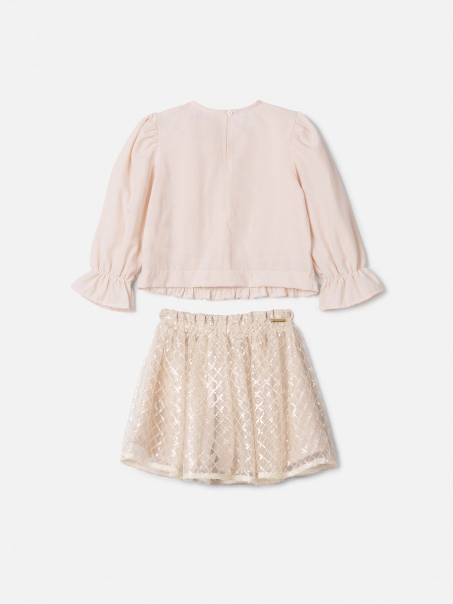 Children's Animé Tulle Girl Set with Bow
