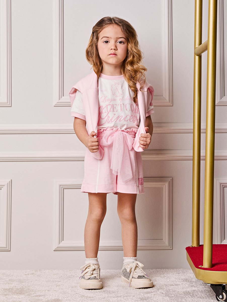 Animê Girls' Set – Balletcore Princess with Tulle Bow