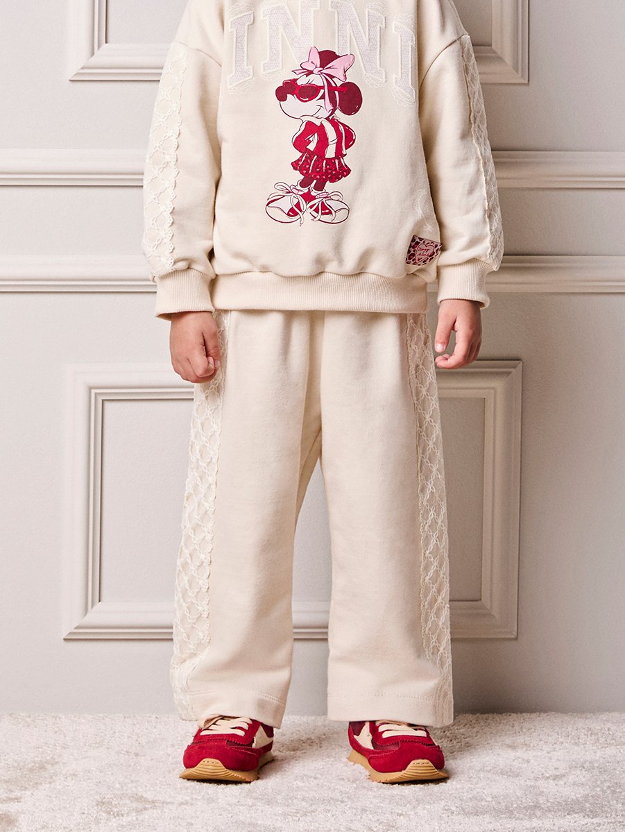 Children's Anime Girl Pants with Lace Sweatshirt