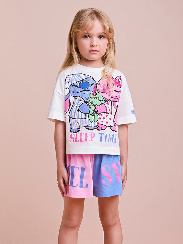 Stitch and Angel Pajama Set