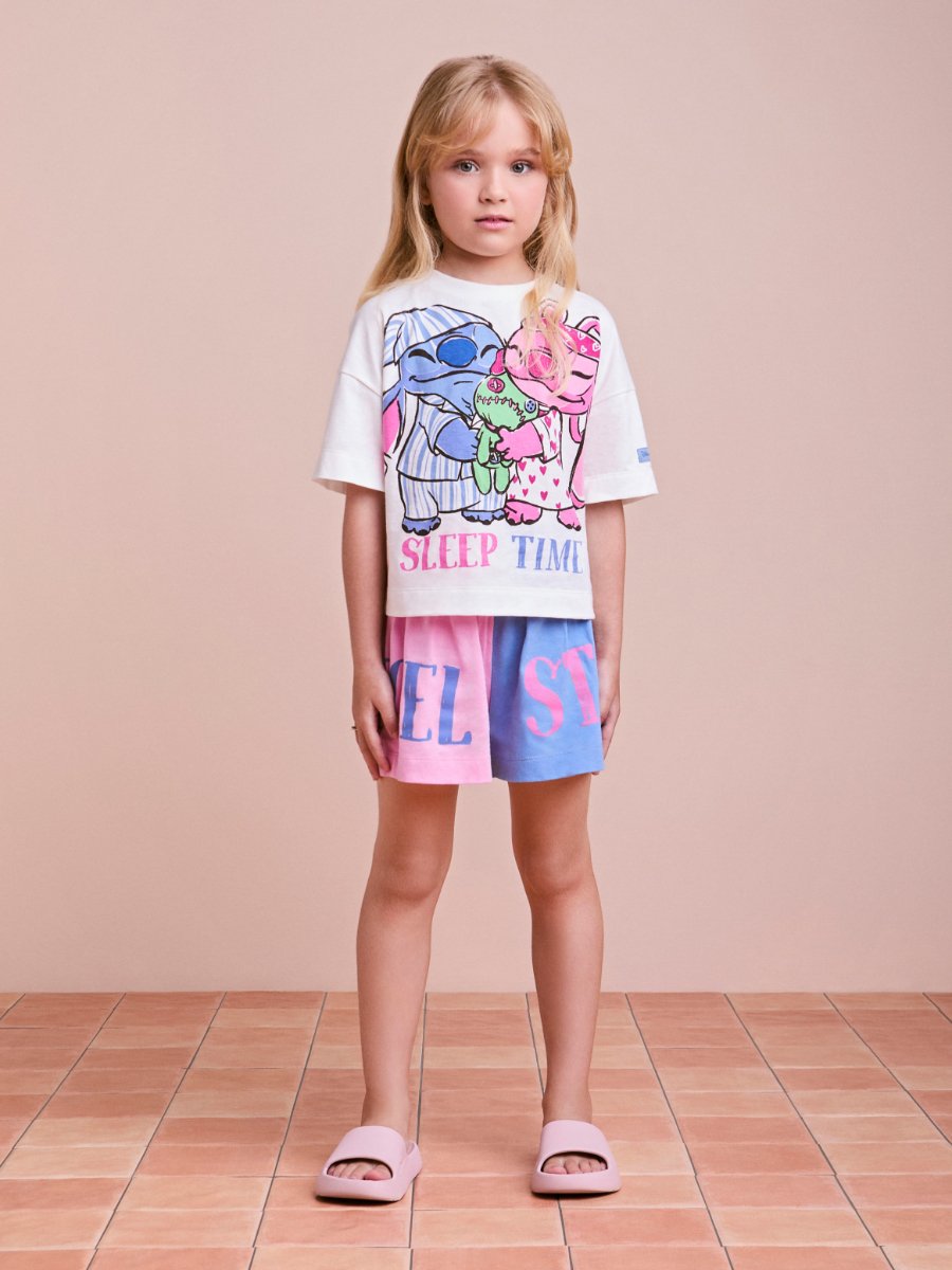 Stitch and Angel Pajama Set