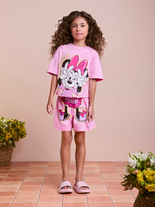 Minnie Mouse Pink Pajama Set