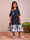 Disney Children's Navy Dress with Scarf
