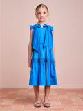 Blue Dress with Maxi Bows