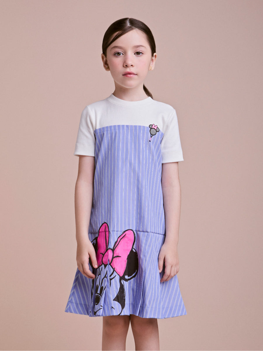 Disney Minnie Mouse Striped Children's Dress