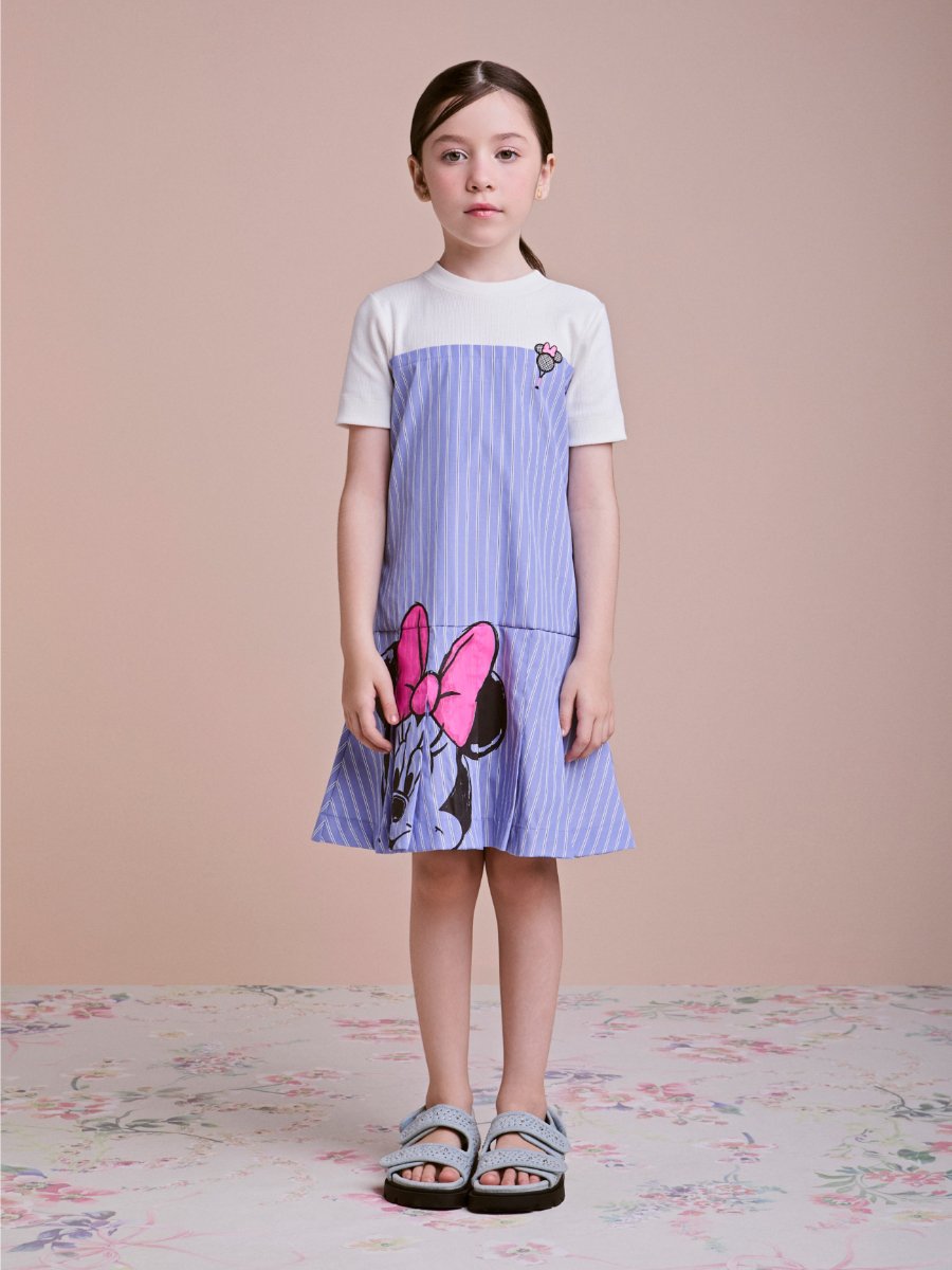 Disney Minnie Mouse Striped Children's Dress
