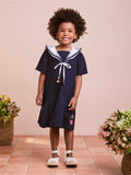 Children's Dress with Scarf from Minnie Marinheira