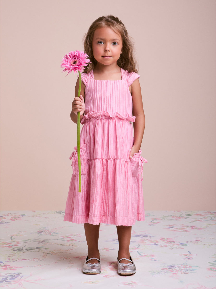 Children's Anarruga Dress with Pockets